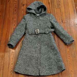 Rothschild Gray Black Wool Coat Sz 12